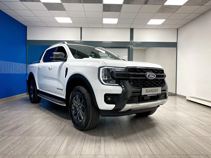 Ford Ranger 2.0 EcoBl.Bi-Turbo e-4WD Wildtrak D.Cab 4d 2.0 EcoBl.Bi-Turbo 151 kW automat Frozen White