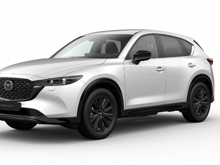 Mazda CX-5 IPM6 2.5 SKY-G194k,AT, AWD, Homura COMB 2,5I 194K 143 kW automat Rhodium White 51K