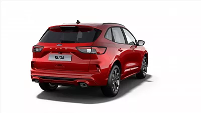 Ford KUGA ST-LINE X, 2.5 Duratec Hybrid (PHEV) 165 kW / 2.5/165 165 kW automat CERVENA LUCID