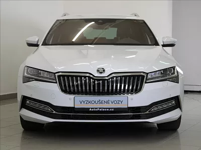 Škoda Superb 2,0 TDi 147kW L&K Tažné 29tkm. 147 kW automat bílá