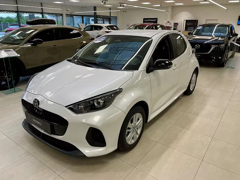 Mazda 2 HYBRID 1,5 116hp AT FWD centre-line 1,5L HYBRID VVT-I 85 kW automat Lunar White