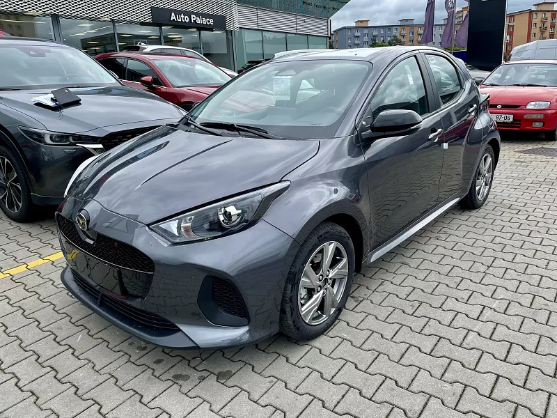 Mazda 2 HYBRID 1,5 116hp AT FWD Excluzive line 1,5 116K/85KW HYBRID 85 kW automat Lead Grey