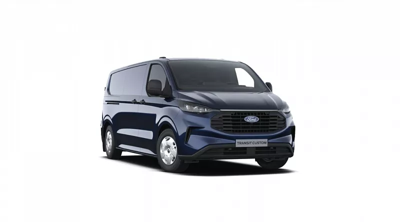 Ford TRANSIT_CUSTOM TREND 320, 2.0 EcoBlue 110 kW/150 k 2.0/110 110 kW Modrá Blazer - nemetalický lak