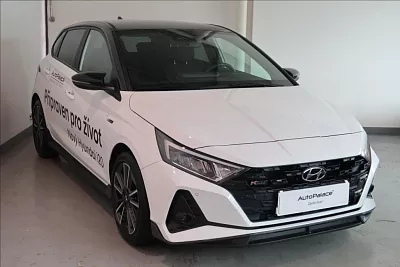 Hyundai i20 1,0 T-GDI NLINE STYLE TWOTONE 74 kW bílá