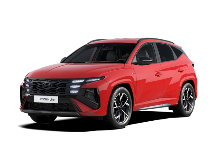 Hyundai TUCSON 1,6TGDi 110kW 4X2 MANUAL N-LINE STYLE 1,6 T-GDI 110 KW 4X2 110 kW ENGINE RED