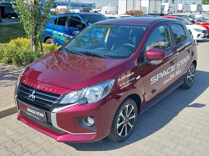 Mitsubishi Space Star 1.2 CVT INSTYLE - TEMP KAM LED 52 kW automat vínová metalíza