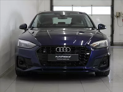 Audi A5 2,0 40TDi S-Line Záruka 5600km 150 kW automat modrá