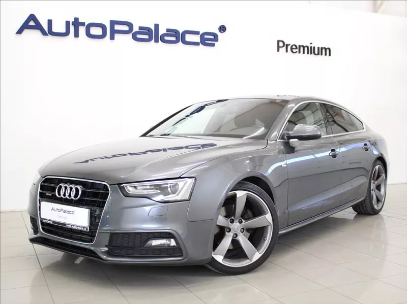 Audi A5 2,0 TDI Quattro S-line 1.maj. 130 kW automat šedá