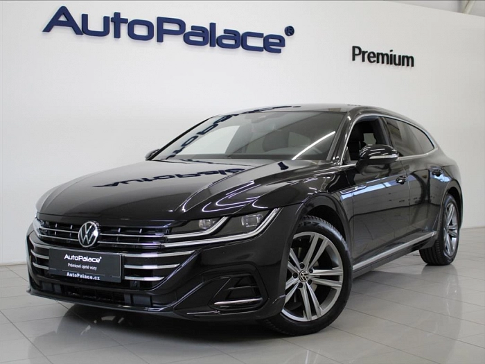 Volkswagen Arteon Shooting Brake 2,0 TDi DSG R-Line KAMERA ČR 110 kW automat černá