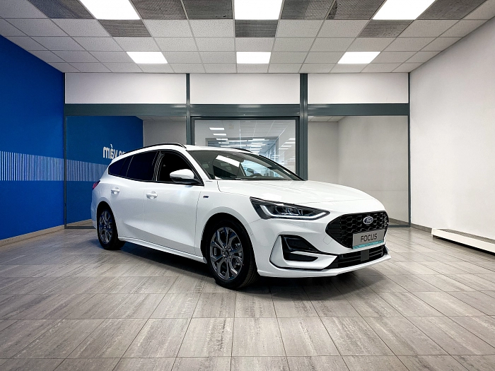 Ford Focus ST- Line X, 1.0 EcoBoost Hybrid (mHEV) 114kW 1,0 EcoBoost 114 kW automat Frozen White