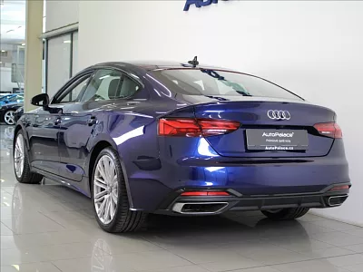 Audi A5 2,0 40TDi S-Line Záruka 12tkm. 150 kW automat modrá