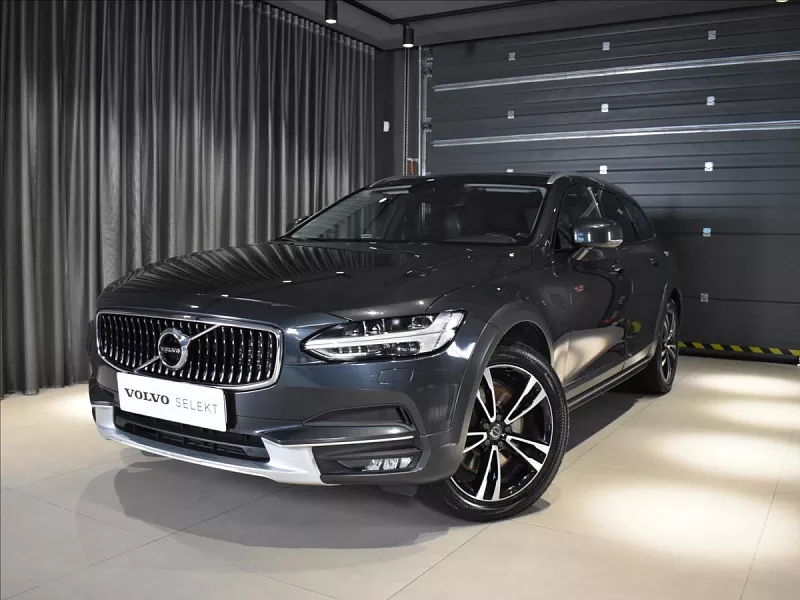 Volvo V90 2,0 CC D5 AWD PRO tažné,Ventil 173 kW automat šedá