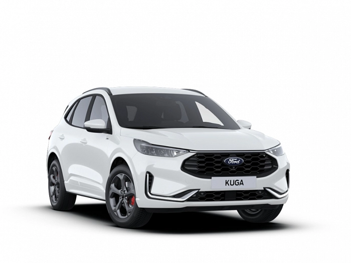 Ford KUGA ST-LINE X, 2.5 Duratec Hybrid (HEV) 132 kW / 180K 2,5 Duratec HEV 132 kW automat Frozen White