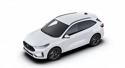 Ford KUGA ST-LINE X, 2.5 Duratec Hybrid (HEV) 132 kW / 180K 2,5 Duratec HEV 132 kW automat Frozen White