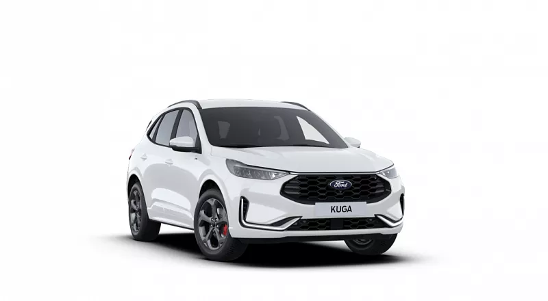 Ford KUGA ST-LINE X, 2.5 Duratec Hybrid (HEV) 132 kW / 180K 2,5 Duratec HEV 132 kW automat Frozen White