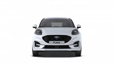 Ford Puma ST- Line, 1,0 EcoBoost hybrid ( mHEV ) 92kW 1,0 EcoBoost 92 kW automat Frozen White