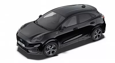 Ford Puma ST- Line, 1,0 EcoBoost hybrid ( mHEV ) 92kW 1,0 EcoBoost 92 kW automat Black Agate