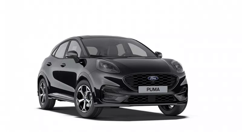 Ford Puma ST- Line, 1,0 EcoBoost hybrid ( mHEV ) 92kW 1,0 EcoBoost 92 kW automat Black Agate