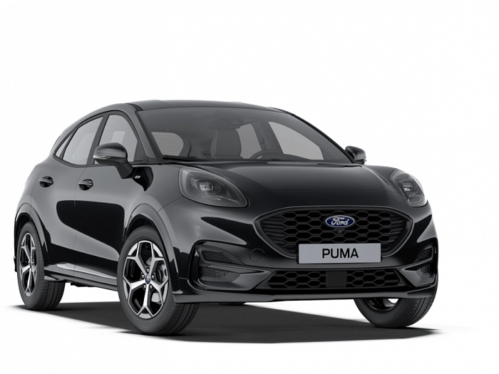 Ford Puma ST- Line, 1,0 EcoBoost hybrid ( mHEV ) 114kW 1,0 EcoBoost 114 kW automat Black Agate