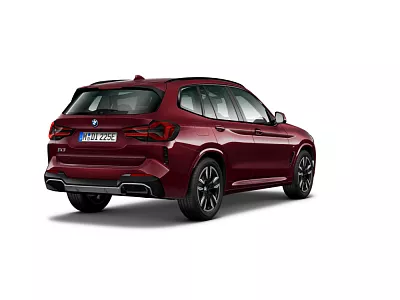 BMW iX3 210 kW automat Piemont rot metallic