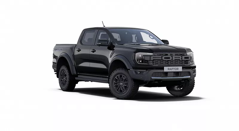 Ford RANGER Raptor, 3.0 EcoBoost V6 Twin-Turbo 215 kW / 292K 3,0 EcoBoost 215 kW automat Černá Shadow