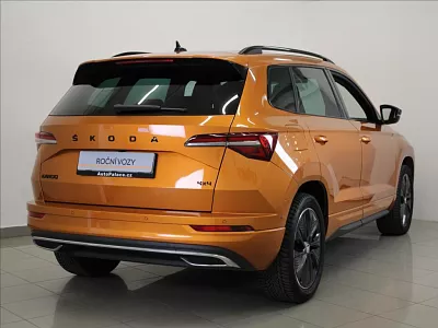 Škoda Karoq 2,0 TSi 4x4 SL.DCC.Pano.Kůže 140 kW automat oranžová