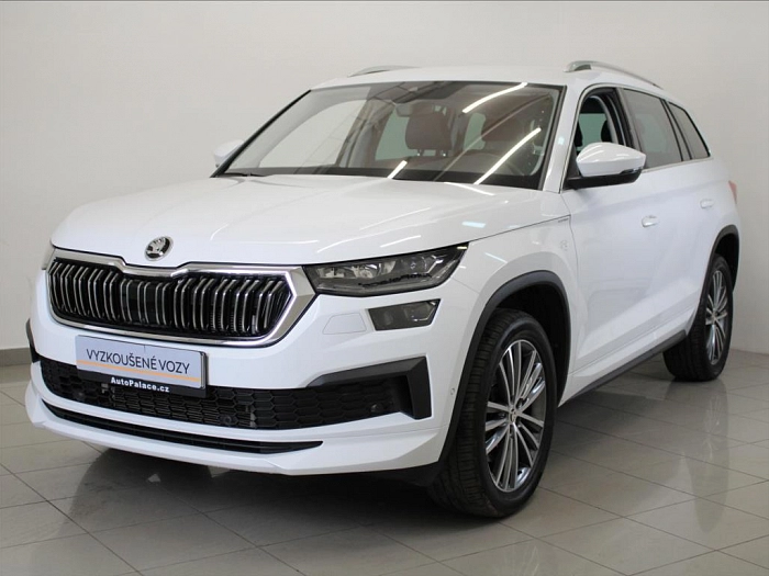 Škoda Kodiaq 2,0 TDi 147kW 4x4 L&K ČR 51tkm 147 kW automat bílá