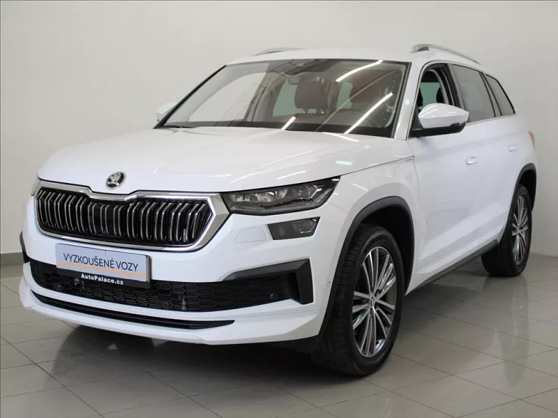 Škoda Kodiaq 2,0 TDi 147kW 4x4 L&K ČR 51tkm 147 kW automat bílá