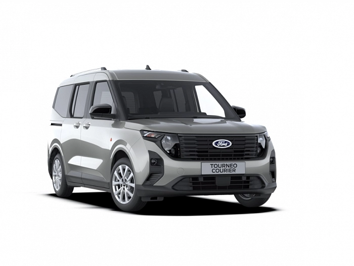 Ford TOURNEO_COURIER Titanium, 1.0 EcoBoost 92 kW 1,0 EcoBoost 92 kW automat Silver Solar