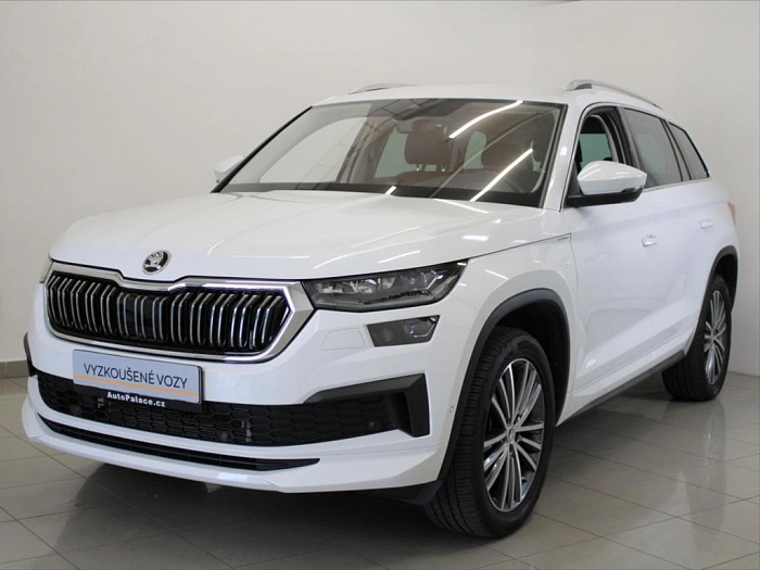 Škoda Kodiaq 2,0 TDi 147kW 4x4 L&K ČR 47tkm 147 kW automat bílá