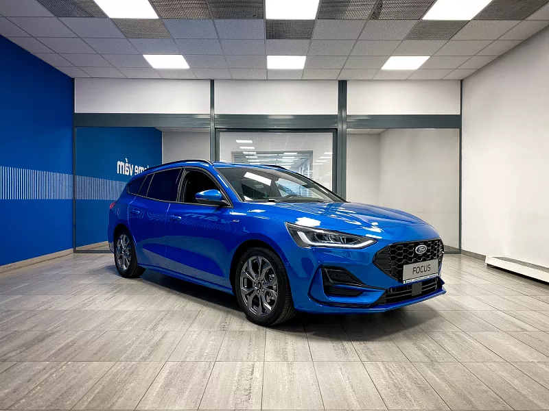 Ford Focus ST- Line X, 1.0 EcoBoost Hybrid (mHEV) 114kW 1,0 EcoBoost 114 kW automat Modrá Desert Island