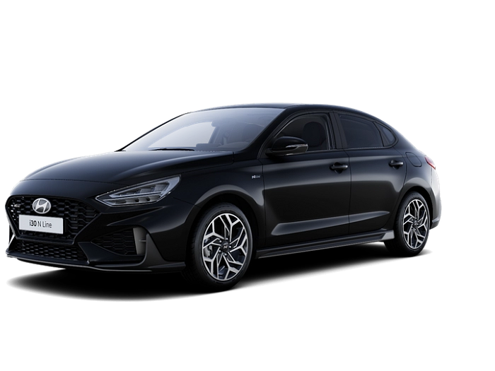 Hyundai I30 FASTBACK 1,0TGDi 74kW AUTOMAT NLINE SAFETY 1,0 T-GDI 74 KW 73 kW automat ABYSS BLACK