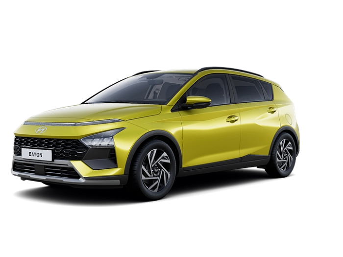 Hyundai BAYON 1.0 TGDI 74KW AUTOMAT SMART 1,0 T-GDI 74 KW 73 kW automat LUCID LIME METALLIC