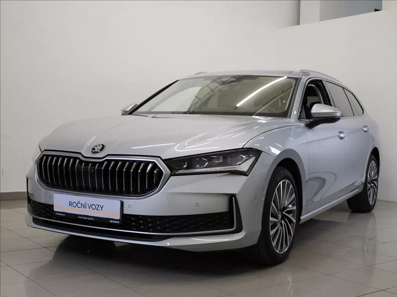 Škoda Superb 2,0 TDi L&K TAŽNÉ ČR 5L.Záruka 110 kW automat šedá