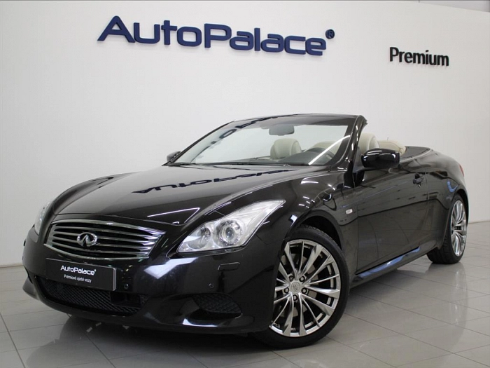 Infiniti G37 3,7 V6 235kW Cabrio 90tkm.ČR 235 kW automat černá