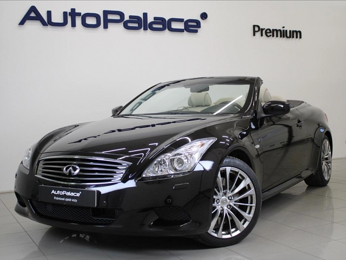 Infiniti G37 3,7 V6 235kW Cabrio 90tkm.ČR 235 kW automat černá