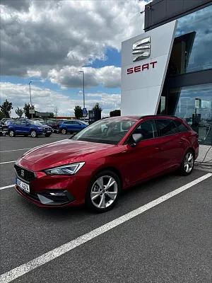 SEAT Leon 1,5 TSI 110kW FR Kůže, BEATS 110 kW červená