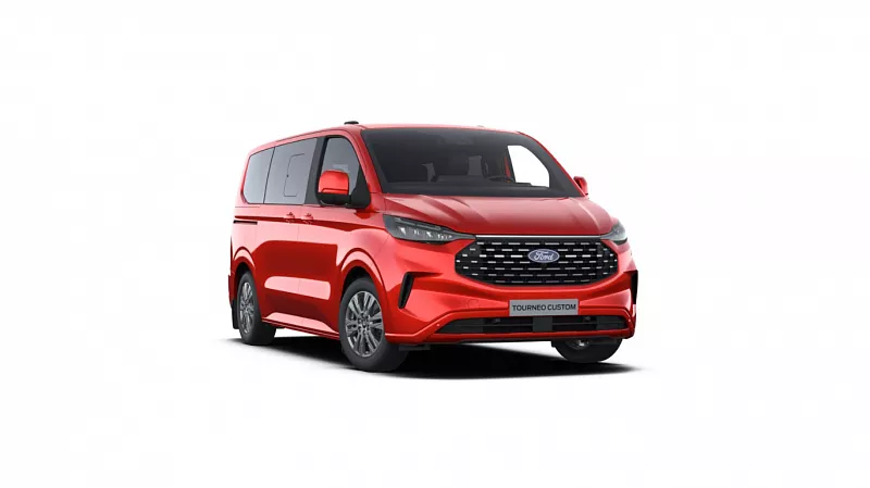 Ford Tourneo Custom L1 Titanium, 2.0 EcoBlue 110kW/150K 2,0 EcoBlue 110 kW Artisan Red