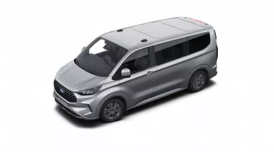 Ford Tourneo Custom L1 Titanium, 2.0 EcoBlue 110kW/150K 2,0 EcoBlue 110 kW Moondust Silver