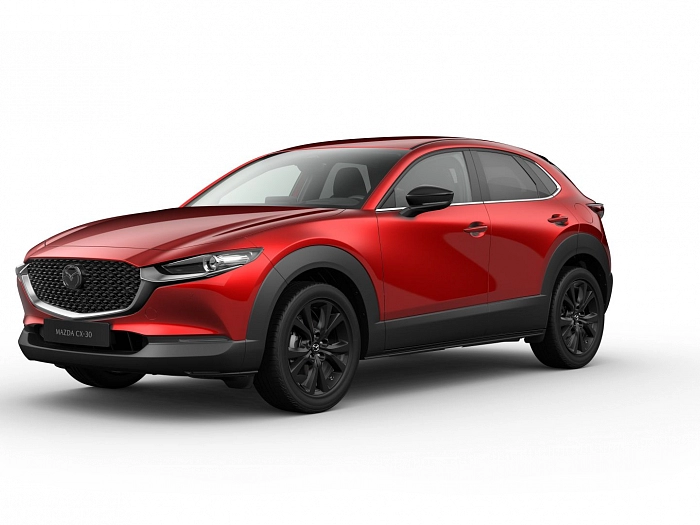 Mazda CX-30 2025 2,5L e-Skyactiv G140ps 6AT FWD 2,5L E SKYACTIV G140 103 kW automat Soul Red Crystal