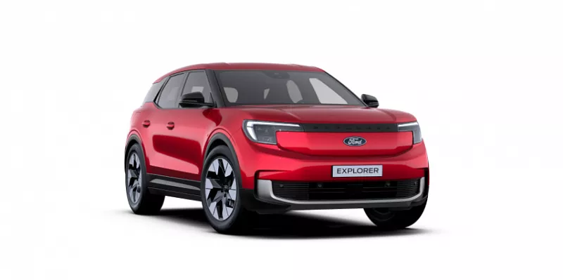 Ford Explorer EV Premium 77 kWh prodloužený dojezd RWD 77 kWh prodloužený dojezd RWD 210 kW automat Červená Lucid