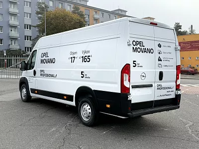 Opel Movano Van Heavy 3500 L4H2 2.2 CDTi 103kW MT6 2.2 CDTi 103 kW 103 kW Bílá