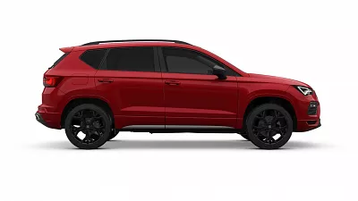 SEAT Ateca Black EDITION FR 1.5 TSI 150k DSG 1.5 TSI 150k DSG 110 kW automat Velvet červená