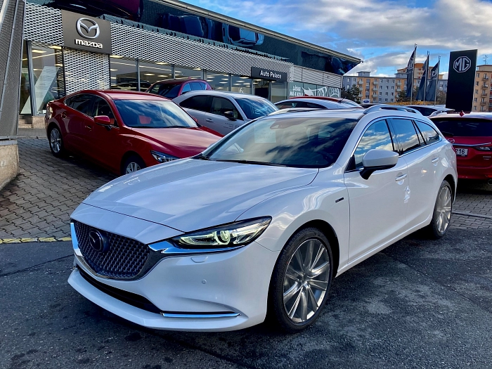 Mazda 6 2023 5WGN 2,5Skyactiv G194hp 6AT 20th 2,5L SKYACTIV-G 143 kW automat Rhodium White