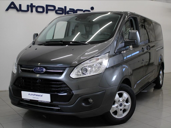 Ford Tourneo Custom 2,0 TDCi MT 9míst KŮŽE TAŽNÉ 96 kW šedá