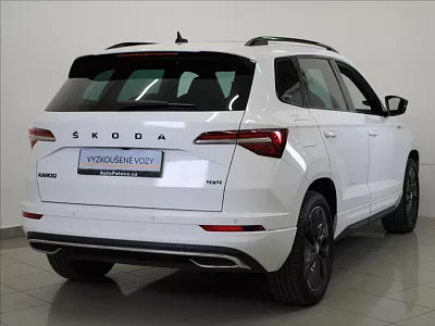 Škoda Karoq 2,0 TSi 140kW 4x4  SportLine 140 kW automat bílá