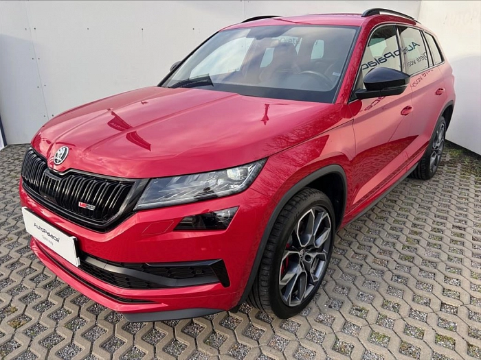 Škoda Kodiaq 2,0 Bi-TDI 176 kW RS 4x4 DSG 176 kW automat červená