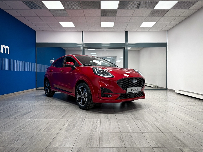 Ford Puma ST- Line, 1,0 EcoBoost hybrid ( mHEV ) 92kW 1,0 EcoBoost 92 kW automat Fantastic Red