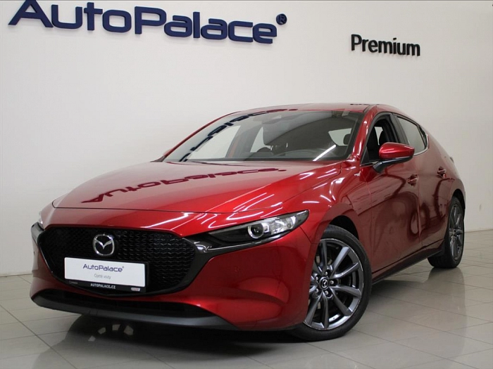 Mazda 3 2,0 G122 GT+ NAVI 1.maj.ČR 90 kW červená