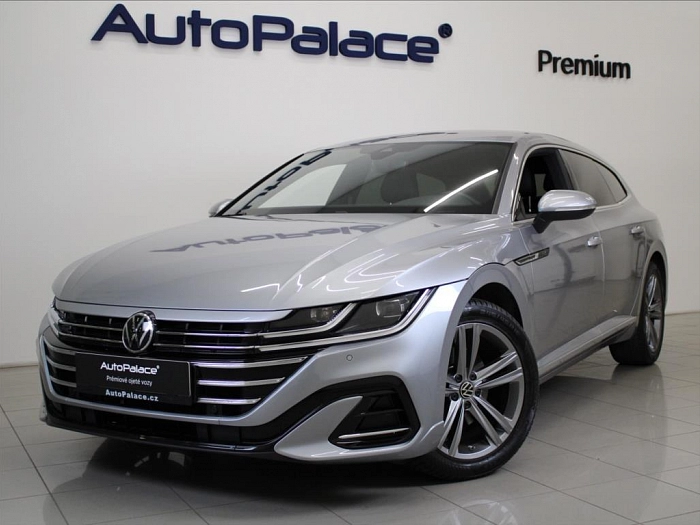 Volkswagen Arteon Shooting Brake 2,0 TDi DSG R-Line KAMERA ČR 110 kW automat šedá